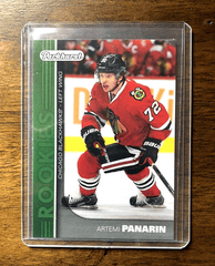 2015-16 Upper Deck Parkhurst Rookies #PR-10 Artemi Panarin RC Green Chicago Blackhawks